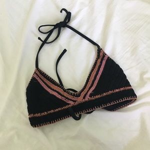 Crochet Halter Bikini Top